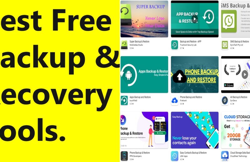 Best Free Backup & Restore Apps for Android, iOS, Windows, Mac & Linux.